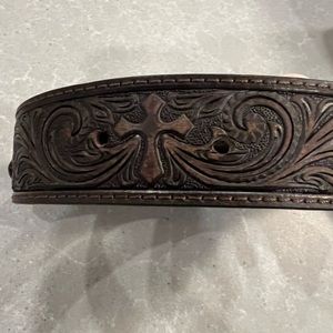 Leather Western Belt - L
